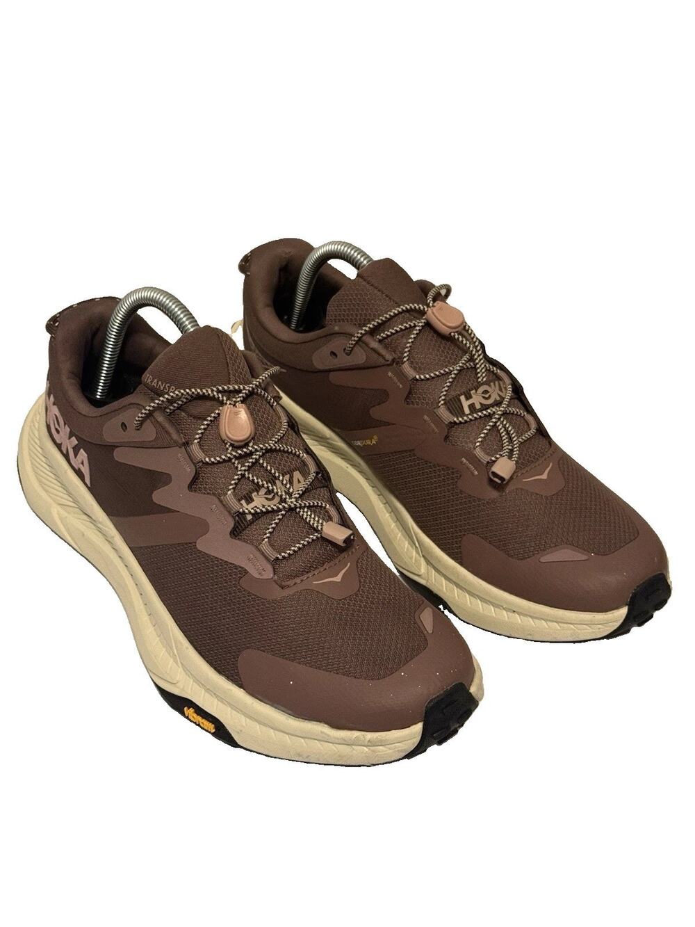 Hoka One One Transport Women Size 9.5B Purple Smoky Quartz Oat Milk 1123154 STZ